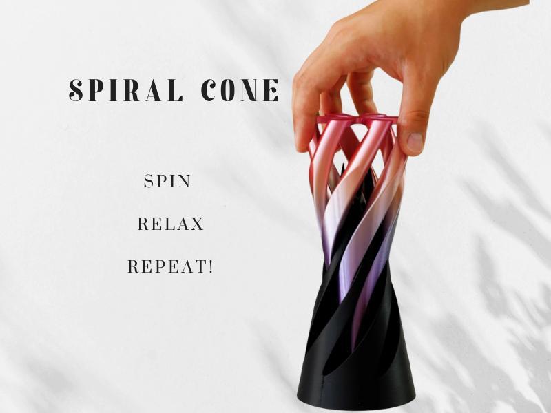 Spin, Relax, Repeat: Spiral Cone