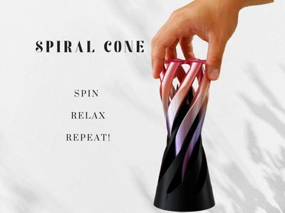 Spin, Relax, Repeat: Spiral Cone