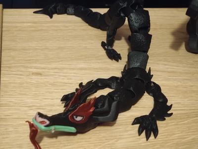 Articulated Aku Dragon Toy