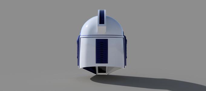 The Guardian: Custom made Mandalorian Helmet STL File (3D Print File)