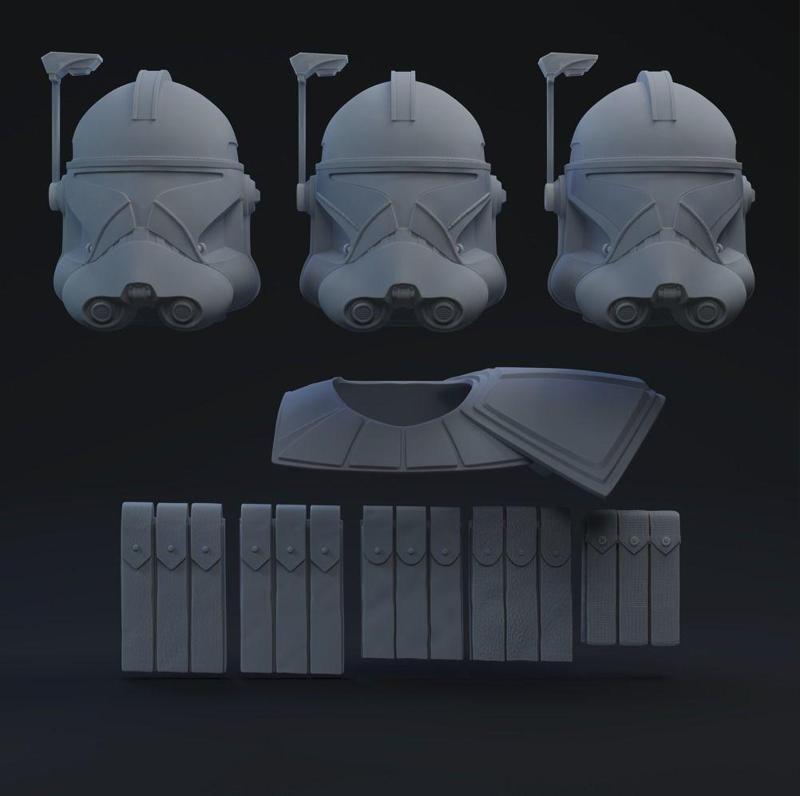 Clone Cpt Rex One-Twelfth Scale Kit