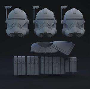 Clone Cpt Rex One-Twelfth Scale Kit
