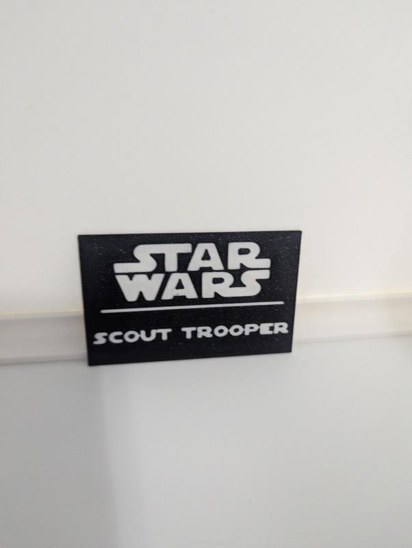 Scout Trooper Multicolor Nameplates