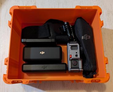 DJI Osmo Action 4 & accessories Gridfinity insert