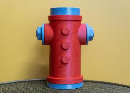FireFlow Vase – Bold and Playful Hydrant-Inspired Design