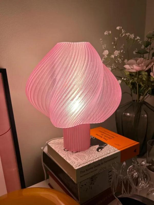 Soft Serve-Inspired Table Lamp