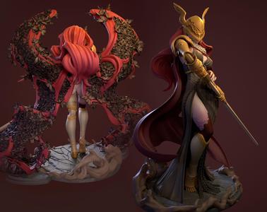 Malenia Elden Ring SFW NSFW 3D Print Model