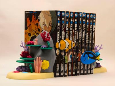 Coral Reef Bookends and Fish Inserts