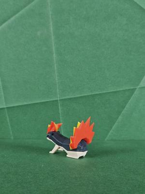 Quilava Low Poly