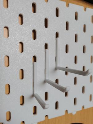 IKEA Skadis hook 40/50/60mm IKEA Pegboard Hook Straight Hook 40/50/60mm