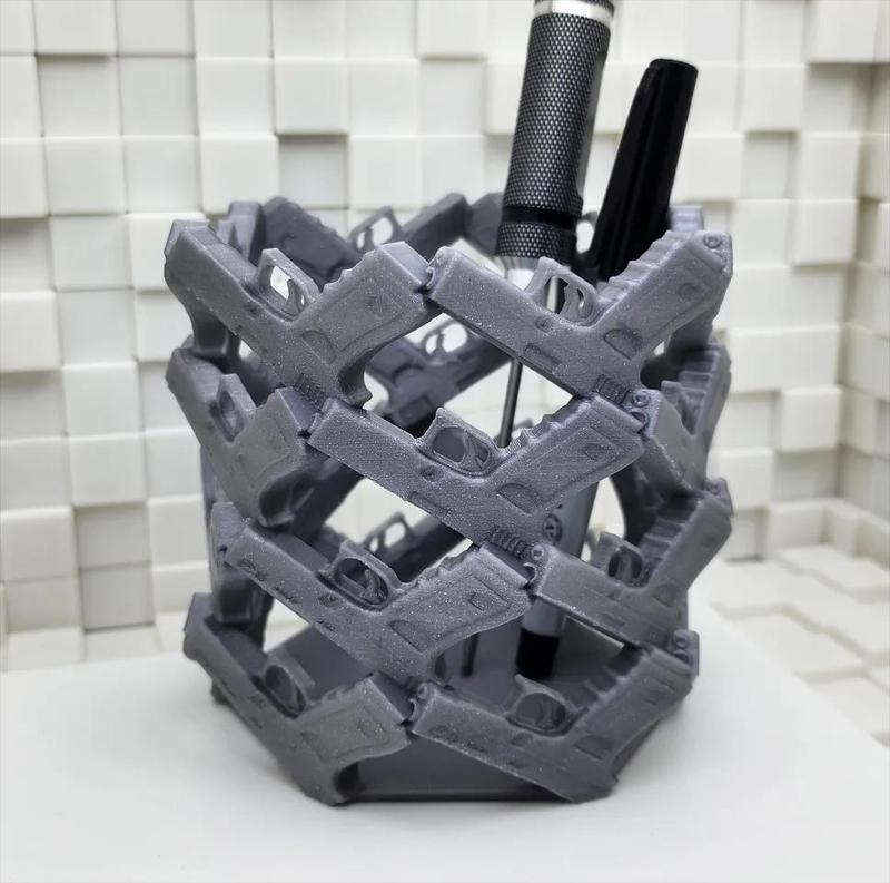 Handgun Pencil Cups – No Supports (Glock 17)