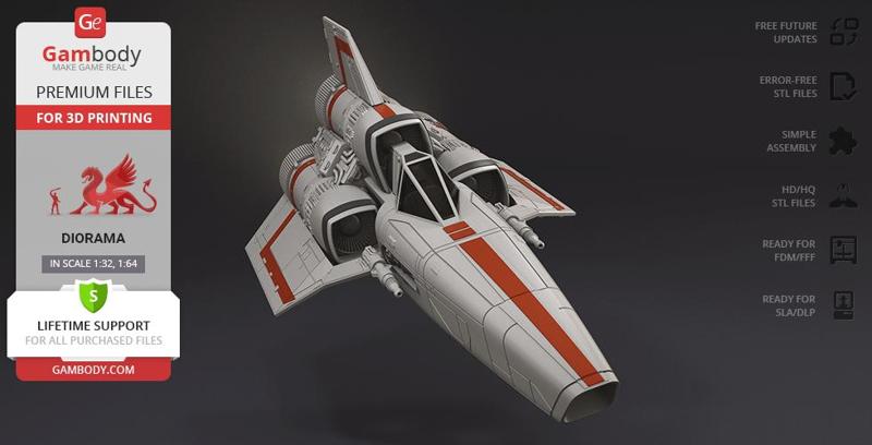 Viper TOS 3D Printing Model in Diorama | Assembly