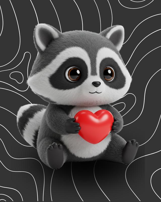 Cute Racoon