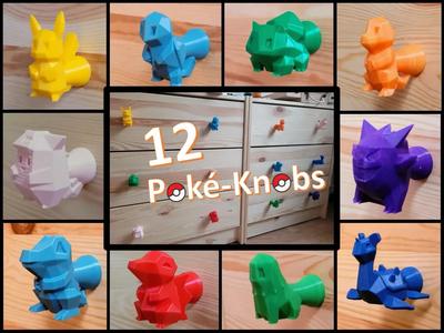 Low-Poly Pokemons – A Door Knob Collection