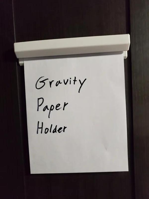 Gravity Paper Holder