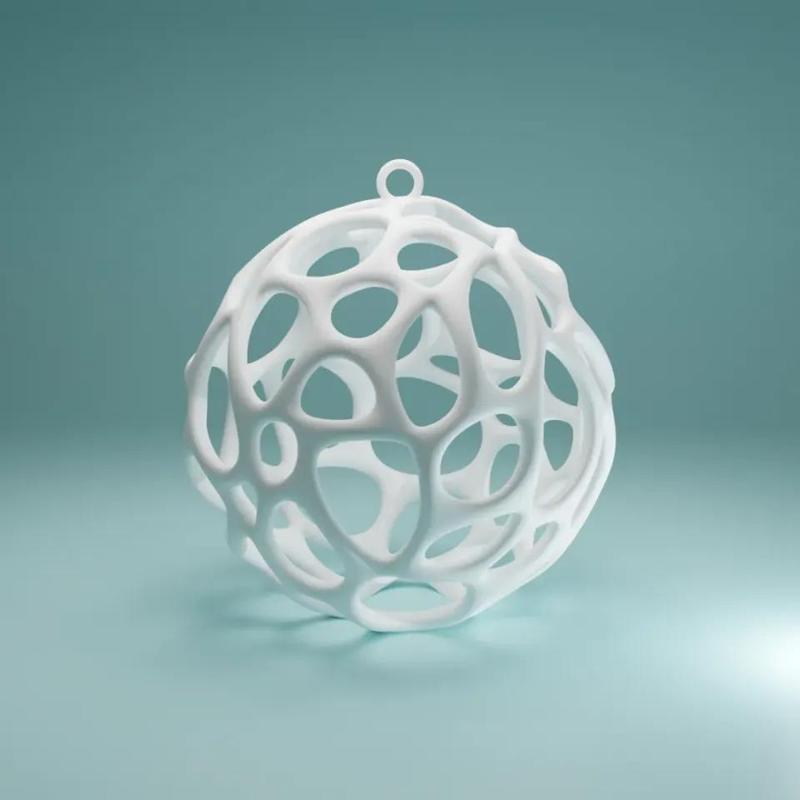 Decorative Voronoi Sphere Ornament