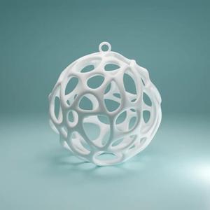 Decorative Voronoi Sphere Ornament
