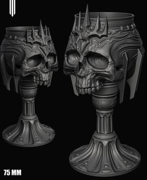 Throne of the Damned – Gothic Skull Goblet (Free)