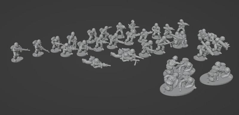 15mm US Cold War Infantry