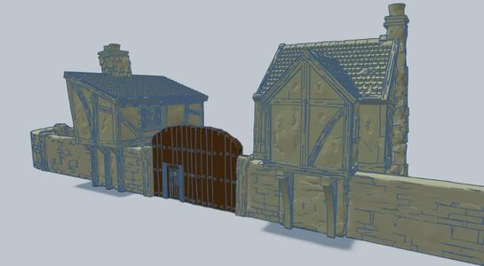 Bree Gate 10mm Scale