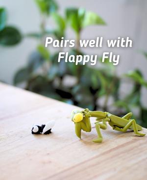 Mighty Mantis Articulated Fidget Praying Mantis – Keychain – Ludo 3D Printed Flexi