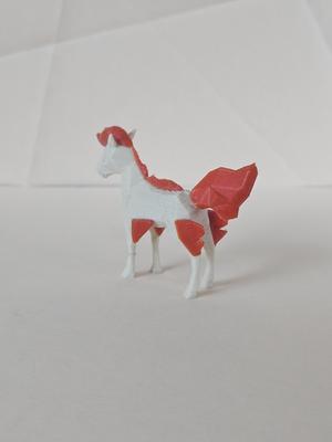 Ponyta Low Poly