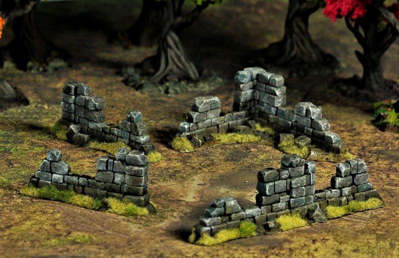 Ruins and Walls for wargame
