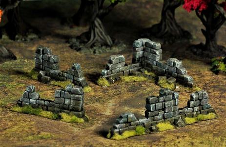 Ruins and Walls for wargame