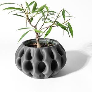 The Xiomu Planter Pot with Drainage Tray & Stand: Modern and Unique Home Decor for Plants
