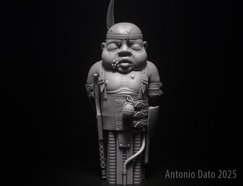 HR Giger Biomechanoid I Sculpture Printable 3D Model