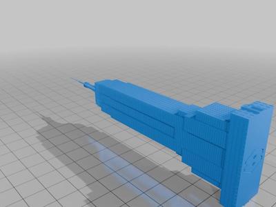 Empire State Building – Layer Test / Model for Mini City