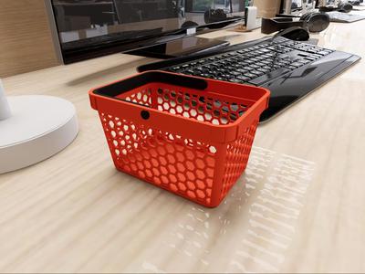 Shopping basket organizer (Hexagon/Honeycomb)