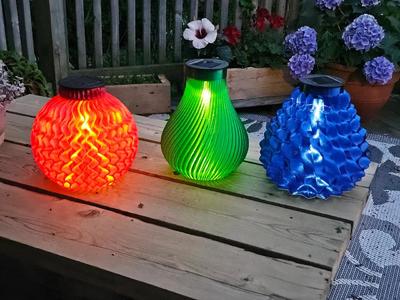 Solar Lanterns / vases for your patio or deck