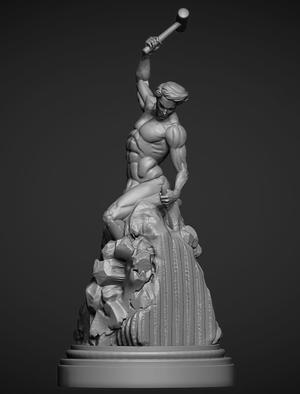 Sculpture  Self-Made-Man