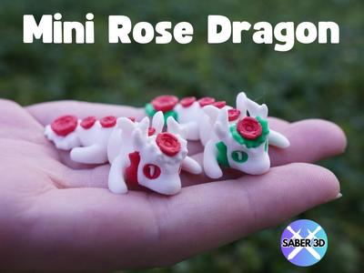 Mini Articulated Rose Dragon Valentine’s Gift