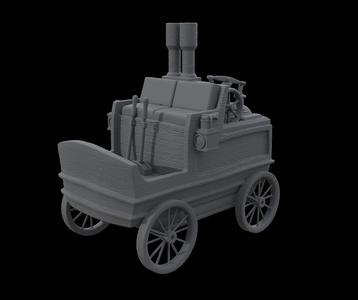 Steam-Engine Cart