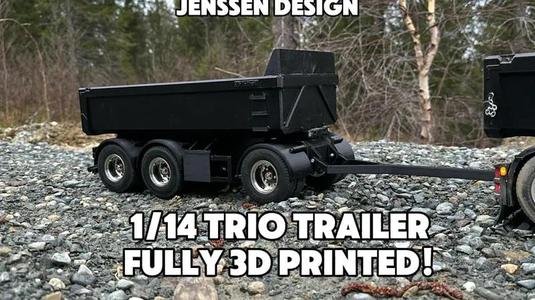 1/14 Trio trailer norwegian style