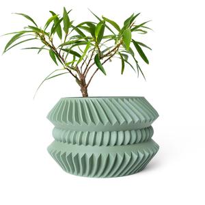 The Jako Planter Pot with Drainage Tray & Stand: Modern and Unique Home Decor for Plants