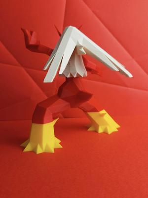 Blaziken Low Poly