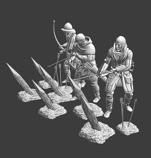Medieval archers bundle set #1