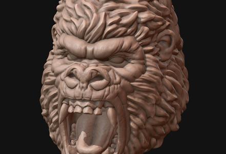 Gorilla Head