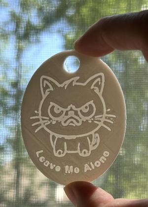 Angry Cat Tag
