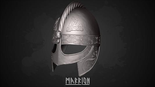 Rohan Eowyn Helmet LoTR 3d Print ready