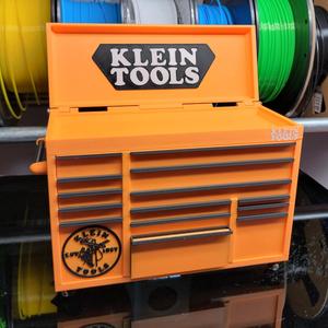 Klein Tools Desk Tool Chest w/ Lid Business Stand