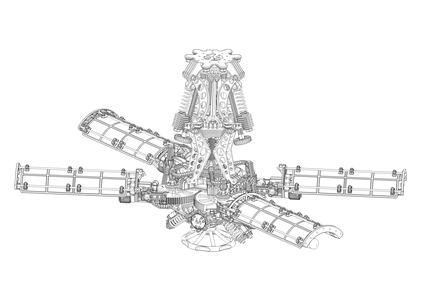 Ceiling Lamp – Steampunk Style