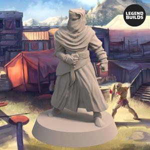 Night s Cult Zealot – Pose 1 – 3D printable miniature – STL file