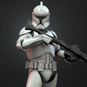 Clone Trooper STL files for 3D Printing | Assembly Model