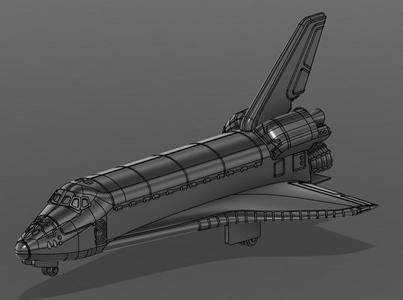 American Space Shuttle – 1:177 Scale