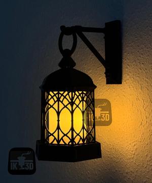 Vintage Lantern Candle Holder Set / No Supports