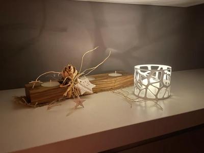 Voronoi vase for Candle